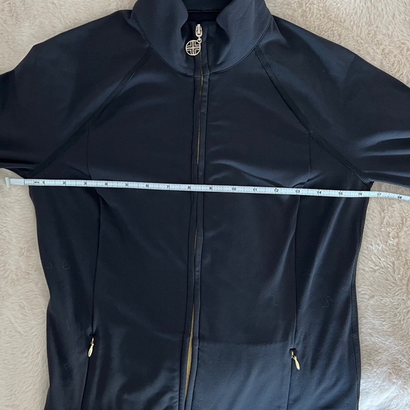 LILLY PULITZER Luxletic BLACK  Full Zip Women's Jacket SIZE S - Picture 5 of 7